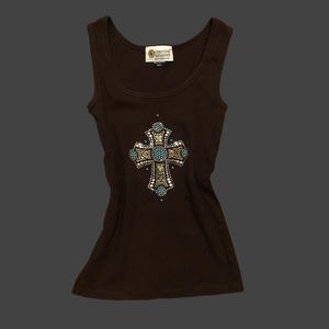 Sold - Bedazzled tank top
